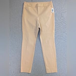 Old Navy Pixie Dress Pants Women's 14 Beige High Rise Ankle